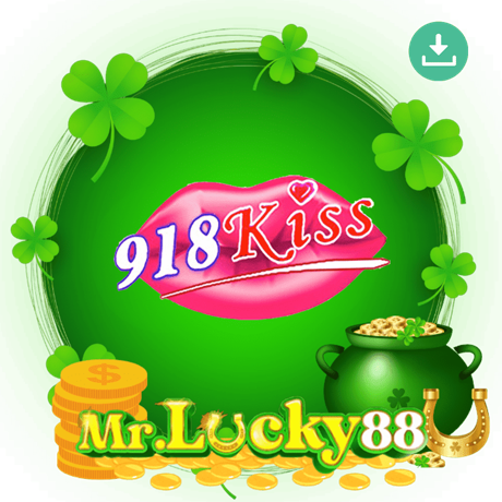 Official 918Kiss software provider logo presenting popular mobile slot game titles - mrlucky-88.my