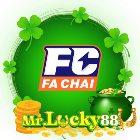 Fa Chai studio logo presenting electronic arcade and slot titles on MrLucky88 - mrlucky-88.my